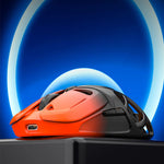 LinkMejor X10 Tri-Mode Wireless Gaming Mouse Hollow Design 10000DPI RGB Lighting 400mAh Battery 10000Hz Polling Rate 71g Lightweight 2.4G/Bluetooth/Wired Esports Gamer Mice