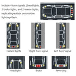 DC 5V Car Driving Simulator Kit DIY Electronics Project with LCD Speedometer Turn Signals Headlights Horn Function