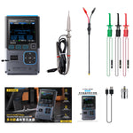 LinkMejor DSO-TC4 3-in-1 Oscilloscope Signal Generator Transistor Tester 48MSa/s 10MHz Bandwidth Portable Design Rechargeable Battery Adjustable Waveforms