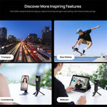 LinkMejor C400 Handheld Action Camera Handheld Detachable Rotating Screen Design 4K HD Video Action Camera