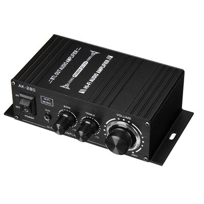 LinkMejor 12V  40Wx2 Power Amplifier 2.0 Channel  90DB Car Small Power Amplifier