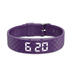 W5VP Smart Fitness Bracelet IP65 Waterproof Sleep Monitor Step Counter LED Display 45 Days Standby Activity Tracker Smart Watch for Men Women