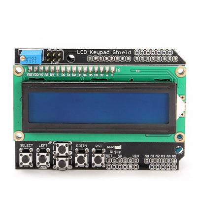 Keypad Shield Blue Backlight For Robot LCD 1602 Board LCD1602 Display Module Input Output Expansion Board