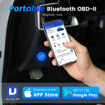 LinkMejor BT200/BT200 Pro Bluetooth OBD2 Scanner Automotive Diagnostic Tool Full System Diagnosis 15 Reset Services Compatible with All Cars