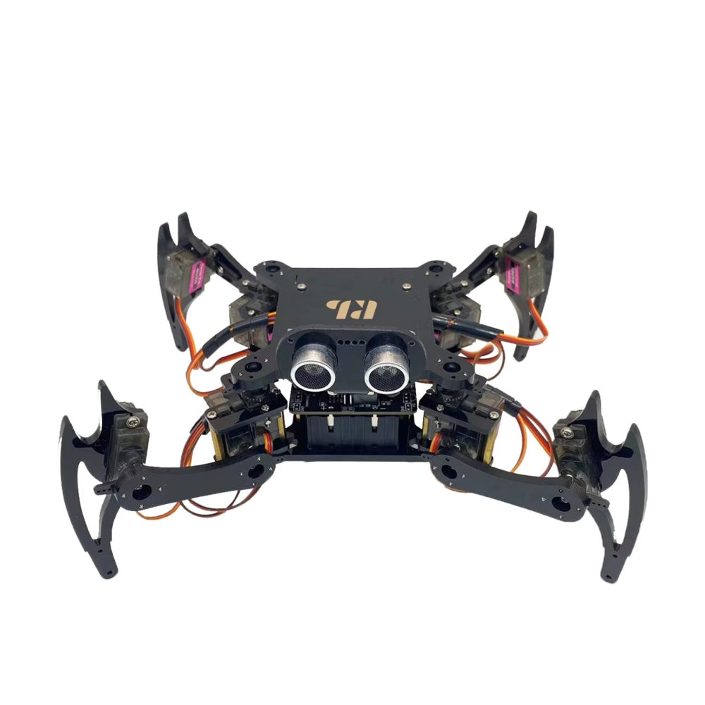 ESP32 QuadBot-TA Quadruped Biomimetic Spider Robot DIY Assembly Robot for Beginner Programming Learning STEAM Education 3DOF