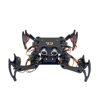 ESP32 QuadBot-TA Quadruped Biomimetic Spider Robot DIY Assembly Robot for Beginner Programming Learning STEAM Education 3DOF