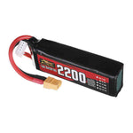 LinkMejor Power 11.1V 2200mAh 120C 3S LiPo Battery XT60 Plug with Adaper for RC Drone