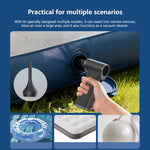 LK301 Turbo Blower 130,000RPM Dual 4000mAh Batteries Portable Air Duster Electric Vacuum Suction Cleaning Tool Type-C Charging Versatile Nozzles Lightweight Design