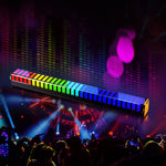LinkMejor Light Bar Music Sync Pickup Rhythm Lamp APP Control Voice Activated Atmosphere Light Bar for Car Gaming Room