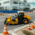 YI GONG YG131 RTR 1/50 2.4G RC Car Alloy Road Roller H13IX Simulation Engineering Electric Remote Control Construction LED Light Sound Fully Function Vehicles Models Kids Children Toys