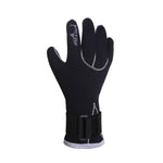 LinkMejor 3mm Black Neoprene Patchwork Diving Gloves Warm Swimming Gloves For Couples Snorkeling Spearfishing Hunting Diving