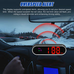 Car Head Up Display GPS Digital Speedometer with Color LED Display Clock Compass Function Over Speeding Alarm for Car Truck SUV RV