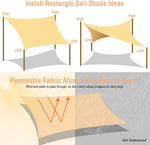 Waterproof Sunshade Canopy Polyester Rainproof Sunshade Net
