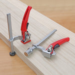 LinkMejor 16mm/19mm/20mm/28mm MFT Table Workbench Quick Ratchet Bench Dog Hold Down Clamp Clip for 16mm/19mm/20mm/28mm Dog Holes