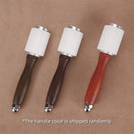 Woodworking Hammer Solid Wood Handle Nylon Head Lightweight Design for Stamping Punching Crafting Tools