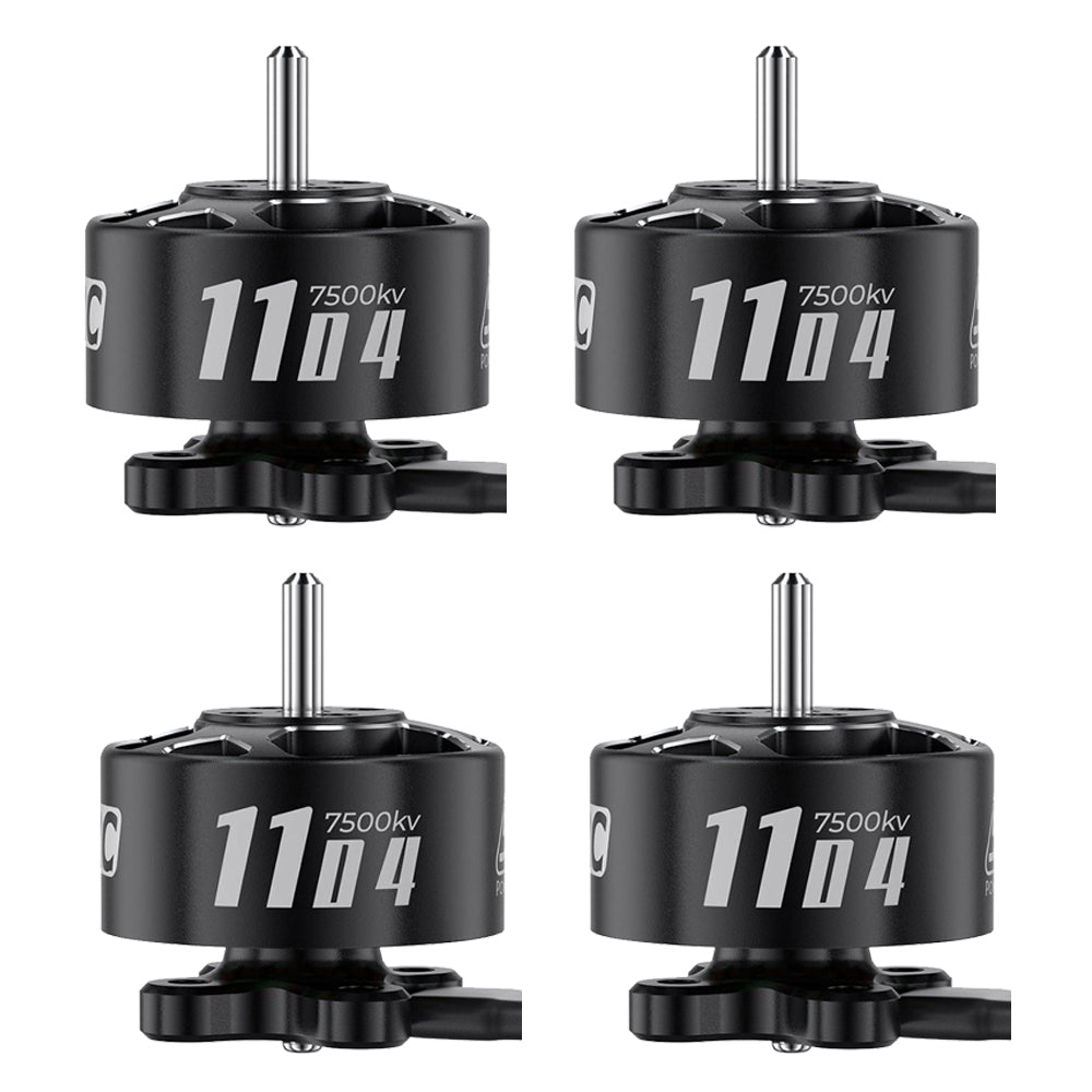 1PC / 4PCS GEPRC SPEEDX2 1104 7500KV Brushless Motor 1.5mm Shaft for 1.6-2.2 Inch Lightweight RC FPV Racing Drones