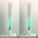 LinkMejor AUL-50 Acoustic Level Indicator Kit DIY Voice Control Lamp Audio Spectrum 2x50-segment LED Light