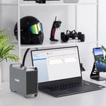LinkMejor Dual Bay 3.5-inch HDD Disk Array Hard Drive Box RAID Array Box SATA To USB 3.0 Disk External Box Four RAID Modes with Fan