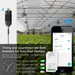MS-103 Tuya WiFi Smart Temperature Humidity Switch Module Sensor Dual Relay Output Smart Life App Wireless Controller Work with Alexa Google