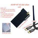 KV4P HT V2.0d UHF Ham Radio Transceiver Kit USB-C Powered Android Compatible Compact Design APRS Messaging 1 Watt Transmission No Internal Battery