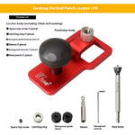 Wnew 19mm 20mm Precision Vertical Drill Guide Set Hole Punch Locator Bench Dog Hole Punch for Woodworking Table Workbench