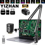 XHU6001 4K Digital Microscope for HDMI Camera 160X  Sony IMX415 Sensor Magnification USB Output High Brightness Adjustable Light Source Long Working Distance Plug and Play Photography Video Recording