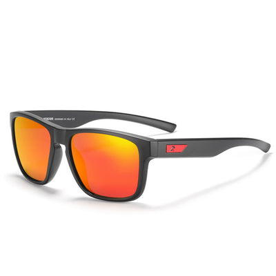 LinkMejor Classic Square Frame Polarized Sunglasses UV400 Protection Sport Sun Eyewear for Outdoor Cycling Driving Fishing