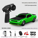 Hstar D24-02Q5 RTR 1/24 2.4G 4WD Drift RC Car Gyro Mini Full Proportional LED Light Remote Control High-Speed Motor On-Road Racing Vehicle Model Boys Gifts Toys