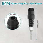 LinkMejor Plus to LinkMejor Max Rotary Hammer Drill Adapter 210mm High-Quality Alloy Steel Impact Drill Converter Wide Application Brick Stone Concrete Tile
