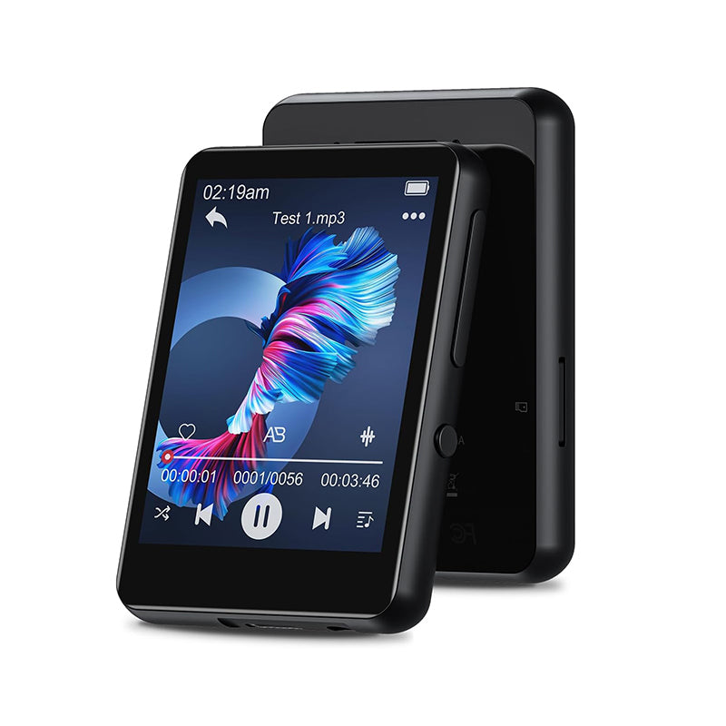 2.4 Inch HiFi bluetooth MP3 Player Built-in 32GB Memory 30H Playback Touch Screen Portable Digital Audio Lossless Music MP4 Player with FM Radio Recording Ebook