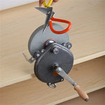 Knife Sharpener Hand-cranking Grinding Machine Sharpener Tool For Kitchen Knife Garden Tool Sharpener 6 Inches DIY Polishing Machine Tool Grinder