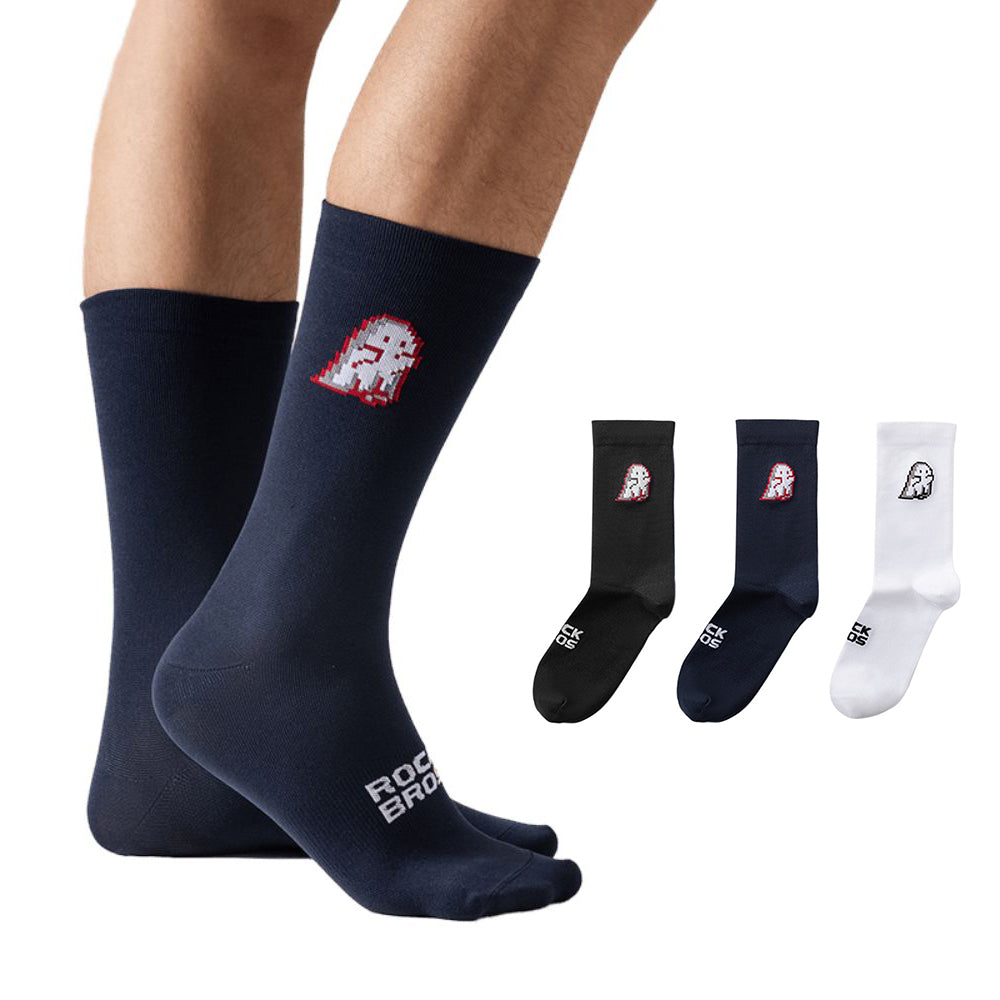 LinkMejor Breathable Sweat-wicking Cycling Socks High Elastic Soft Comfy Knee-high Socks Outdoor Jogging Sports Socks