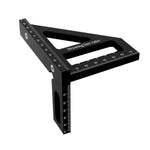 Carpenter Square Aluminum Miter Triangle Hole Ruler Woodworking Square Protractor 3D Multi Angle 45 90 Degree Layout Measuring Tool