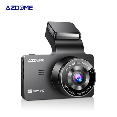 LinkMejor M63 Lite 3 Inch IPS Screen Dual Lens 4K Dash Cam WIFI APP Control Car Camera Built In GPS Super Night Vision Free 32G Card