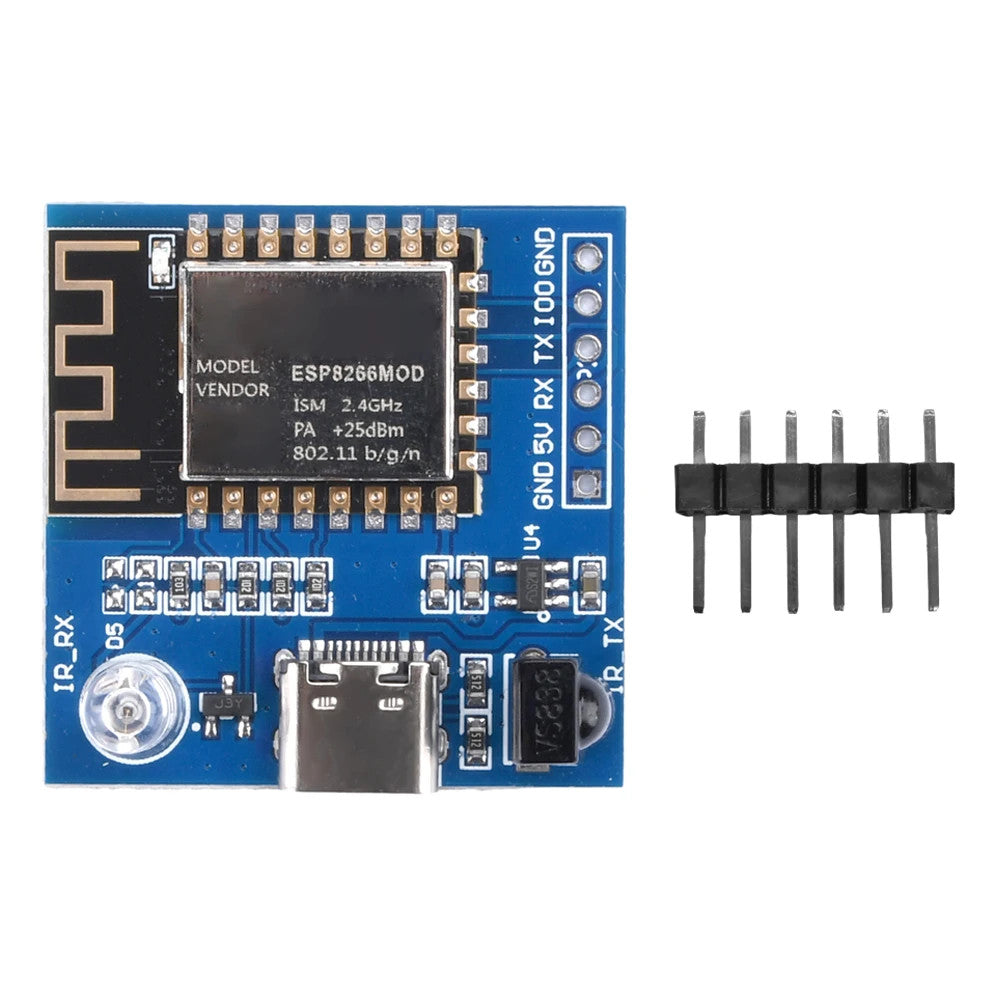 ESP-12F ESP8266 Infrared Transmitting and Receiving for NEC Command WiFi Transparent Transmission Module Board