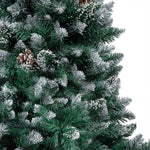 Artificial Christmas Tree,Xmas Pine Tree with 150 LEDs, Easy Assembly Christmas Tree with Metal Stand and 950 Tips Decor for Home,Office,Party,Holiday Indoor Outdoor Decoration