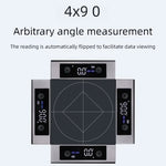 LinkMejor Dual Laser Protractor Digital Inclinometer Angle Measure Cross Laser Type-C Magnetic Base Dual Screen Accurate Measurement Tool