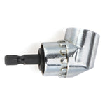 Durable Alloy Steel 105 Degree Adjustable Right Angle Driver Screwdriver with Locking and Magnetic Head for 1/4in Hex Shank Bits Ideal Hand Tool for Tight Spaces