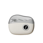 Electric Nail Clippers 2-in-1 USB Electric Automatic Polishing Nail Trimmer LED Light Baby Care 3-speed Electric Nail Trimmer