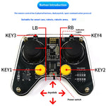 HU-M40 24GHz Wireless Remote Controller Dual Joystick 250kbps NRF24L01P Communication Module Low Power Consumption Open Protocol