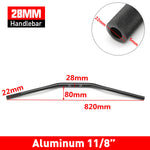 Motorcycle Handlebar 28mm 1 1/8inch Handle Fat Bar Wide for Dirt Pit Bike ATV Quad Motocross Enduro