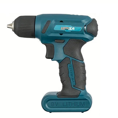 8V Cordless Electrical Drill Set USB Rechargeable 1300mAh Li-Ion Battery LED Light Forward/Reverse Adjustment Drill Bits Kit