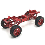 Upgraded Metal Frame Front Rear Door Axle for Land Rover MNRC MN168 1/12 RC Cars Vehicles Models Spare Parts Accessories