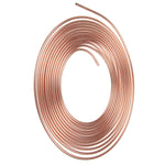 Roll Copper Steel 25 ft. 3/16" Brake Line Pipe Tubing with 20 Pcs Kit Fittings Brake Female Male Nut