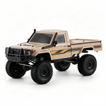 LinkMejor YK41011 1/10 2.4G 4WD LC79 RC Car Rock Crawler Two Speed Manual Differential Lock LCG Chassis Portal Axle LED Lights Monster Off-Road Climbing Truck Vehicles Models Hobbywing ESC Oil Shocks Toys