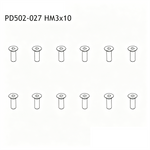 PD Racing TK10 EXB V3 Brushless 1/10 RC Car Parts Off-Road Tires Slide Bar Shaft Male Female Seat Assembly Hex Socket Screws Vehicles Models Spare Accessories PD861-014 PD861-016 PD861-199 PD502-027