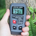 LinkMejor EMT01 Digital LCD Portable 0~99.9% Wood Moisture Meter Integral Pins Auto Power Off