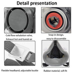 Reusable Half Face Cover Gas Mask with Safety Glasses Double Filtration for Chemical Organic Vapor Welding Woodworking Protection