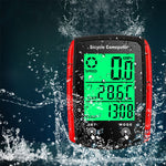 LinkMejor Waterproof Bicycle Computer LCD Display Wired Speedometer Odometer Cycling Digital Bike Monitor
