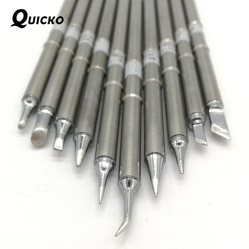 LinkMejor T12 Series 10 Piece Soldering Iron Tip Set for 942 Soldering Station High Quality Rapid Heating Precision Tips